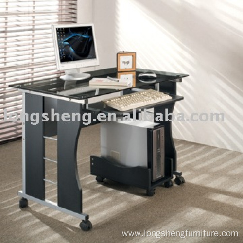 Modern Glass Top Office Table